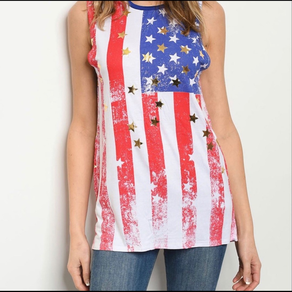 Stars & Stripes Top 🎆